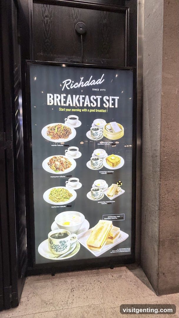 Richdad Breakfast Set Advertisement