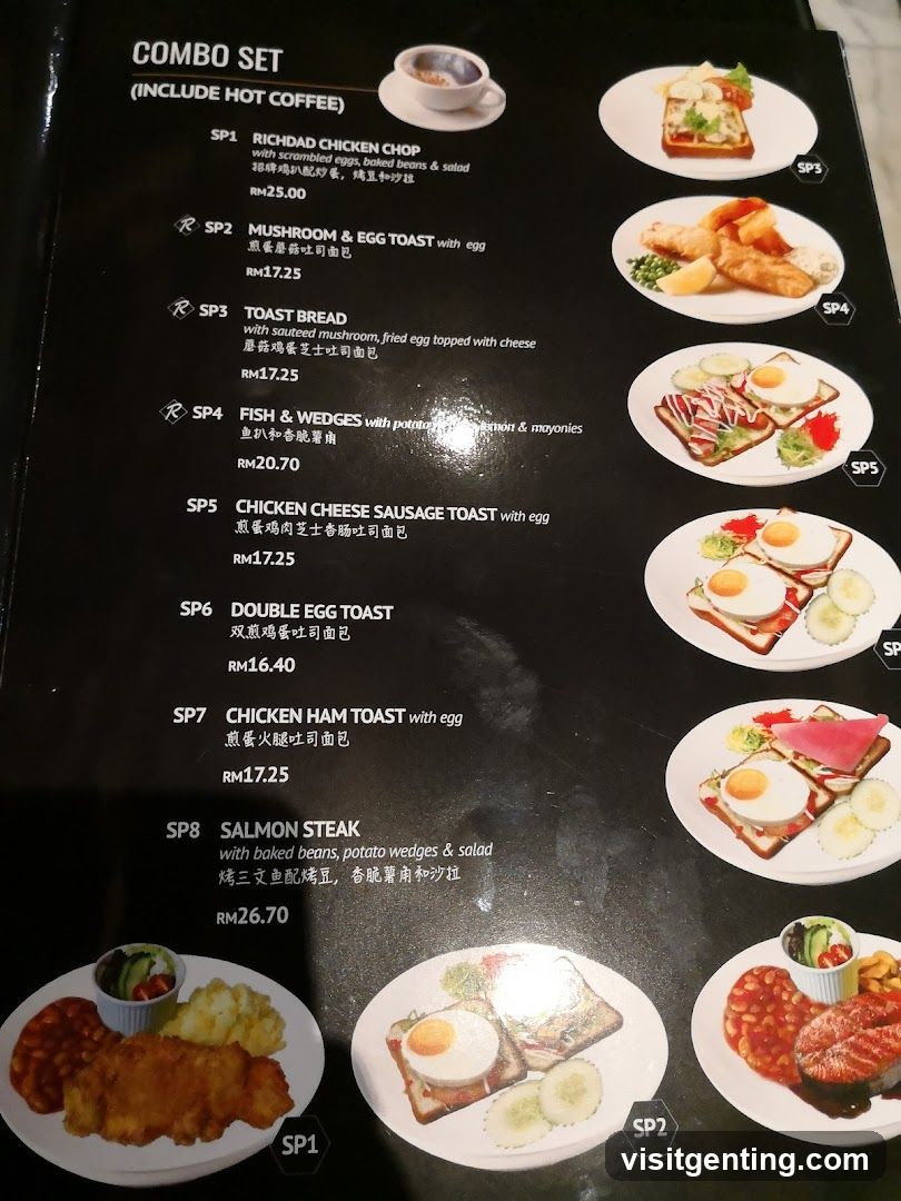 Combo Set Menu