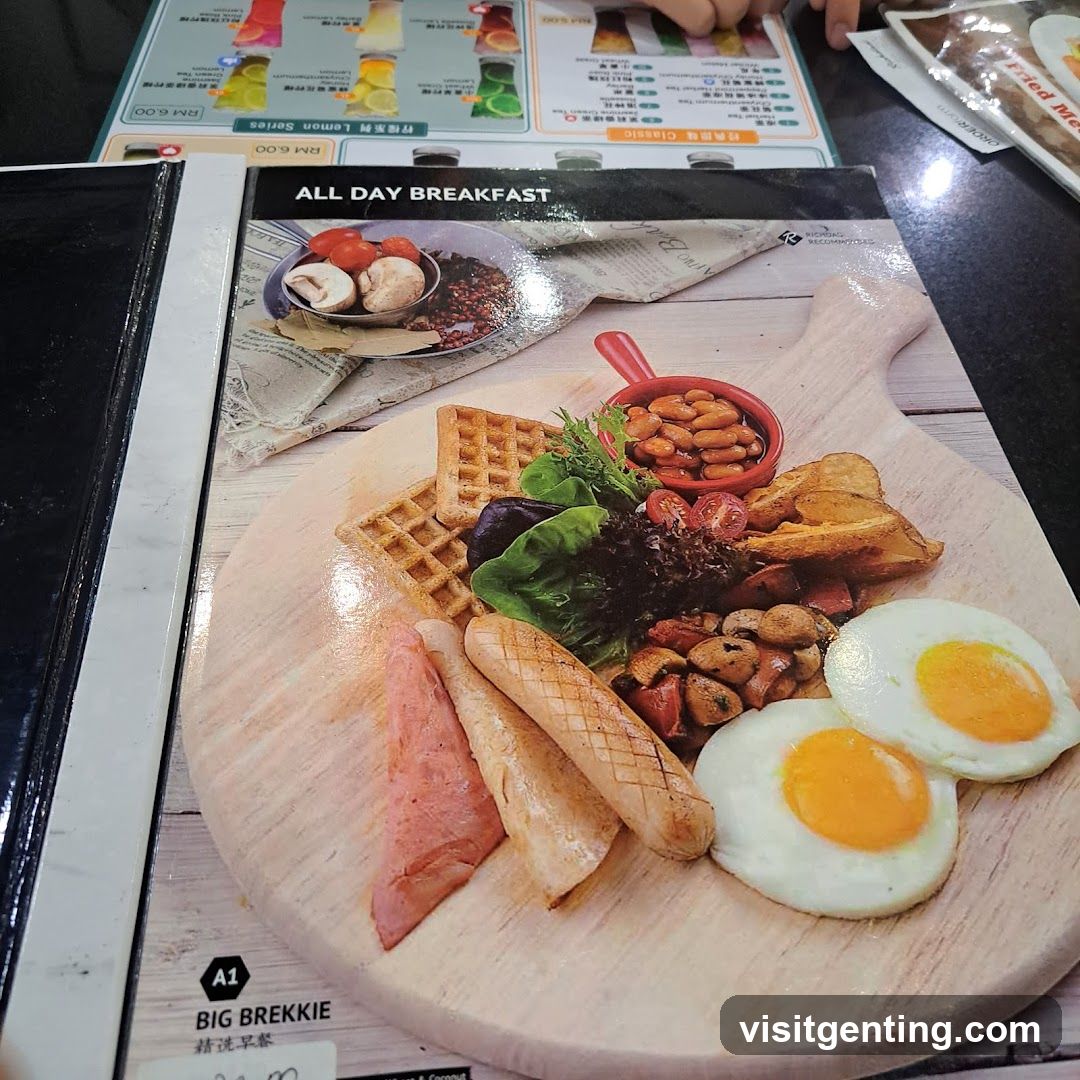 All Day Breakfast Menu