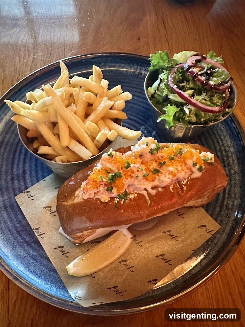 Food Plate on Wooden Table