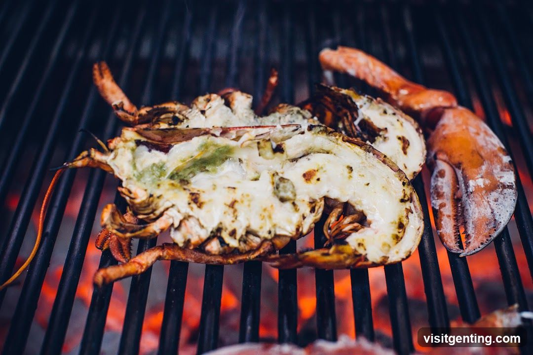 Grilled Lobster on Grill