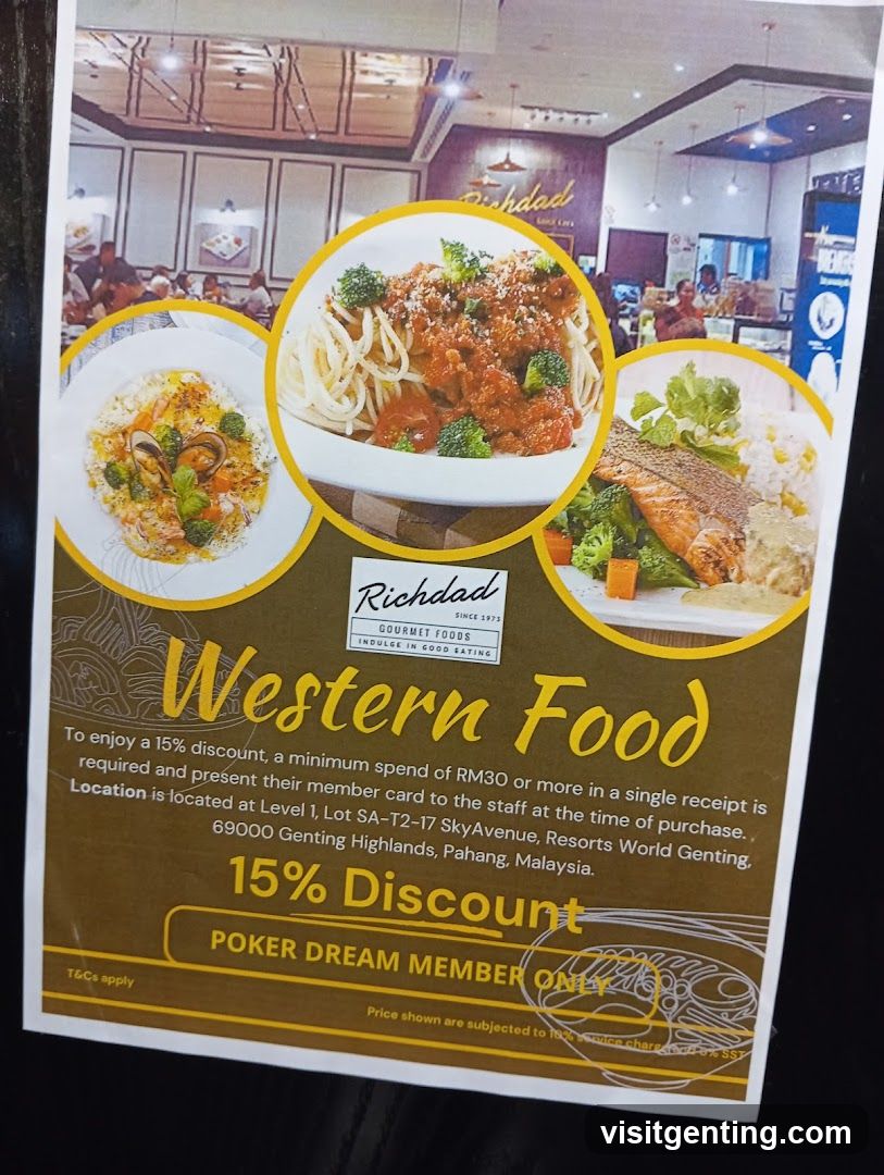 Richdad Western Food Promotion Poster