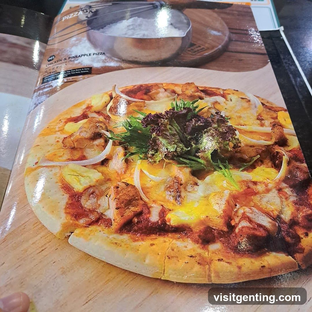Pizza Menu Page