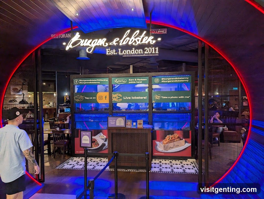 Burger & Lobster Restaurant Entrance