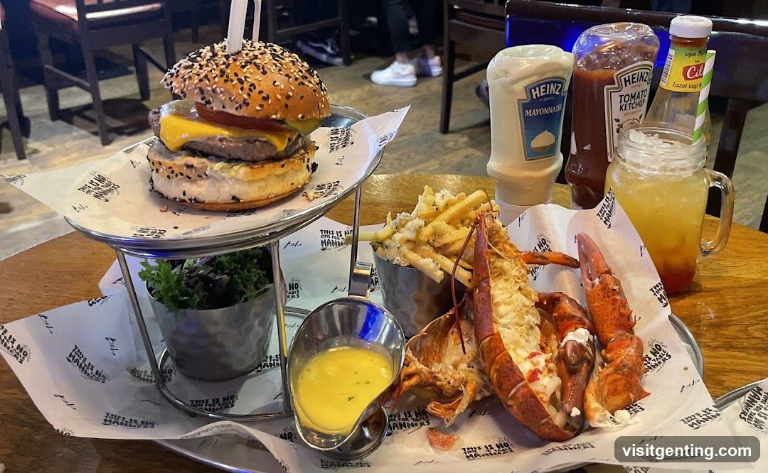 Restaurant Interior Meal Display