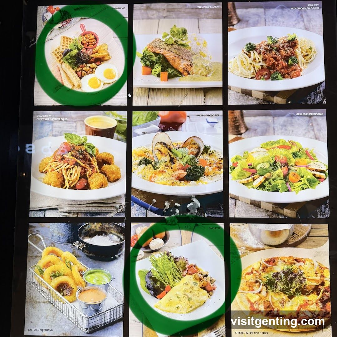 Restaurant Menu Display
