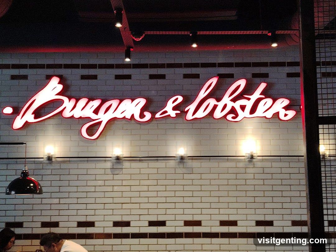 Burger & Lobster Signage