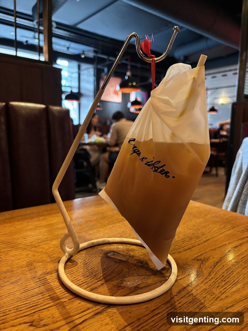 Coffee & Lobster Bag on Stand