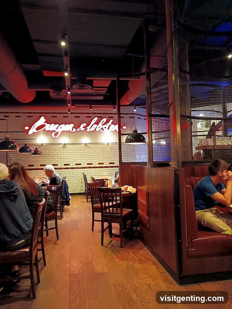 Burg & Lobster Interior