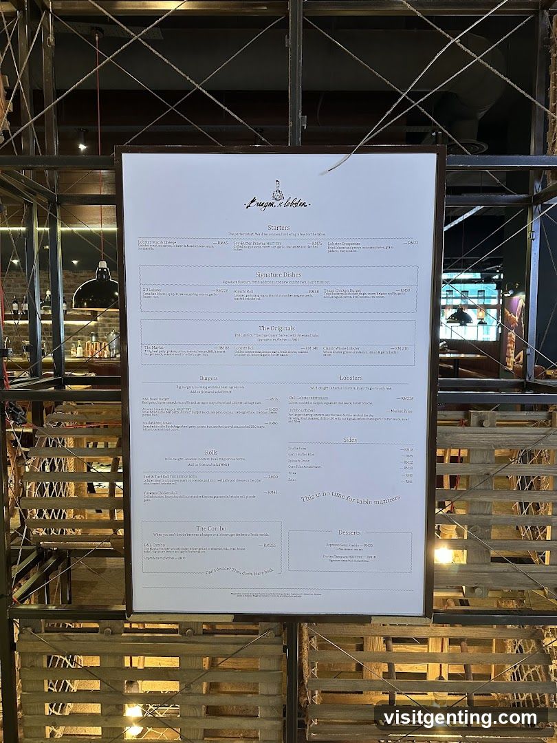 Layun & Leksin Menu Board