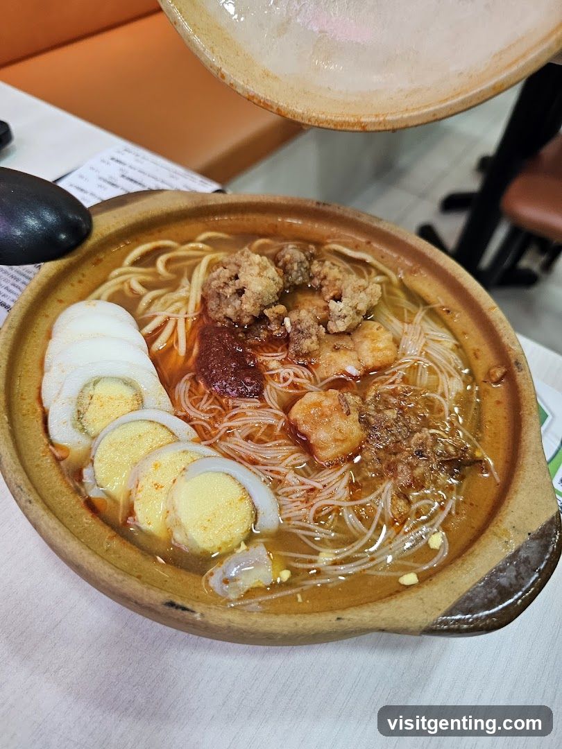 Noodle Dish in Clay Pot