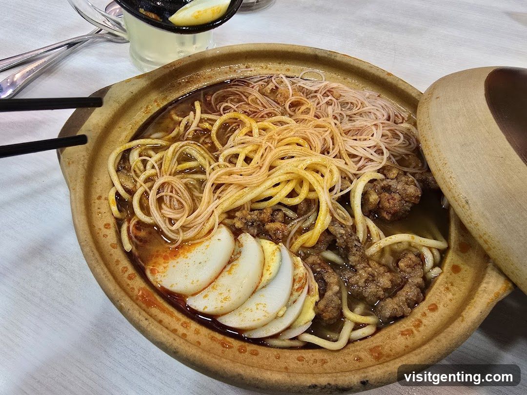 Noodle Dish in Clay Pot