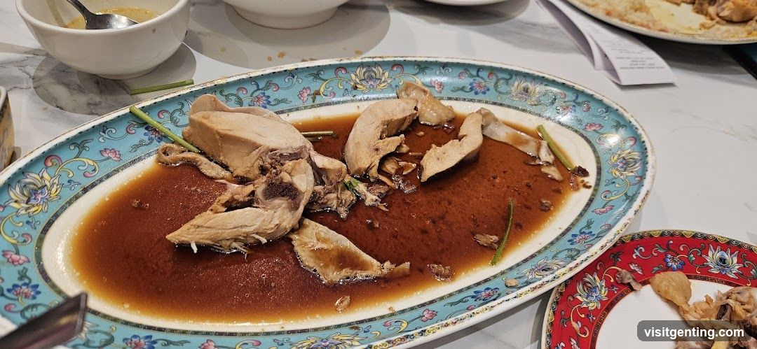 Dining Table with Chicken Dish
