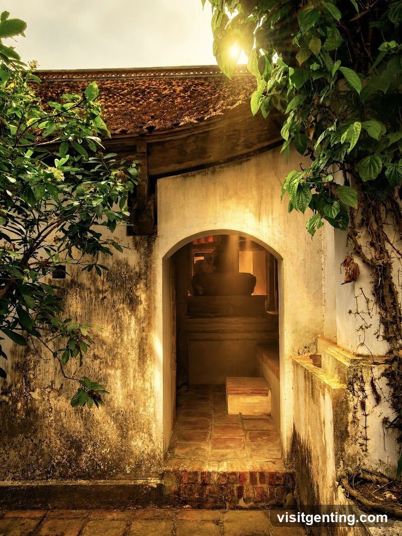 Archway with Overgrown Vines