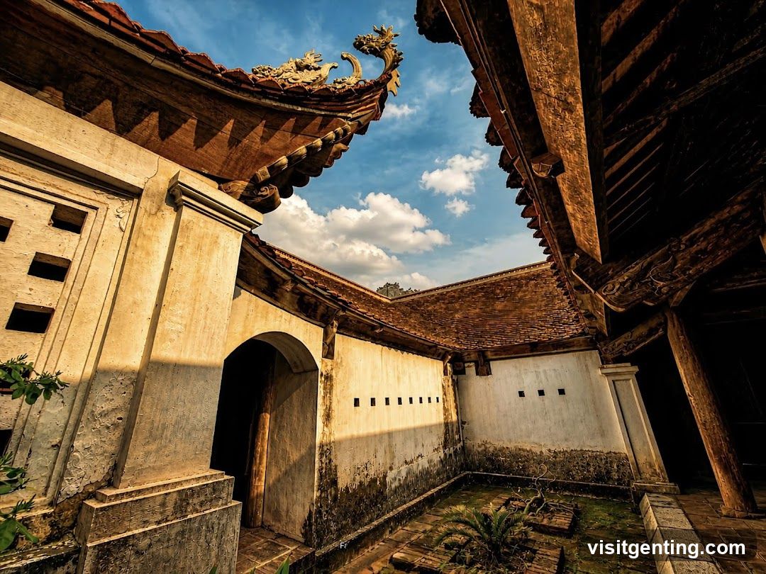 Traditional courtyard architecture