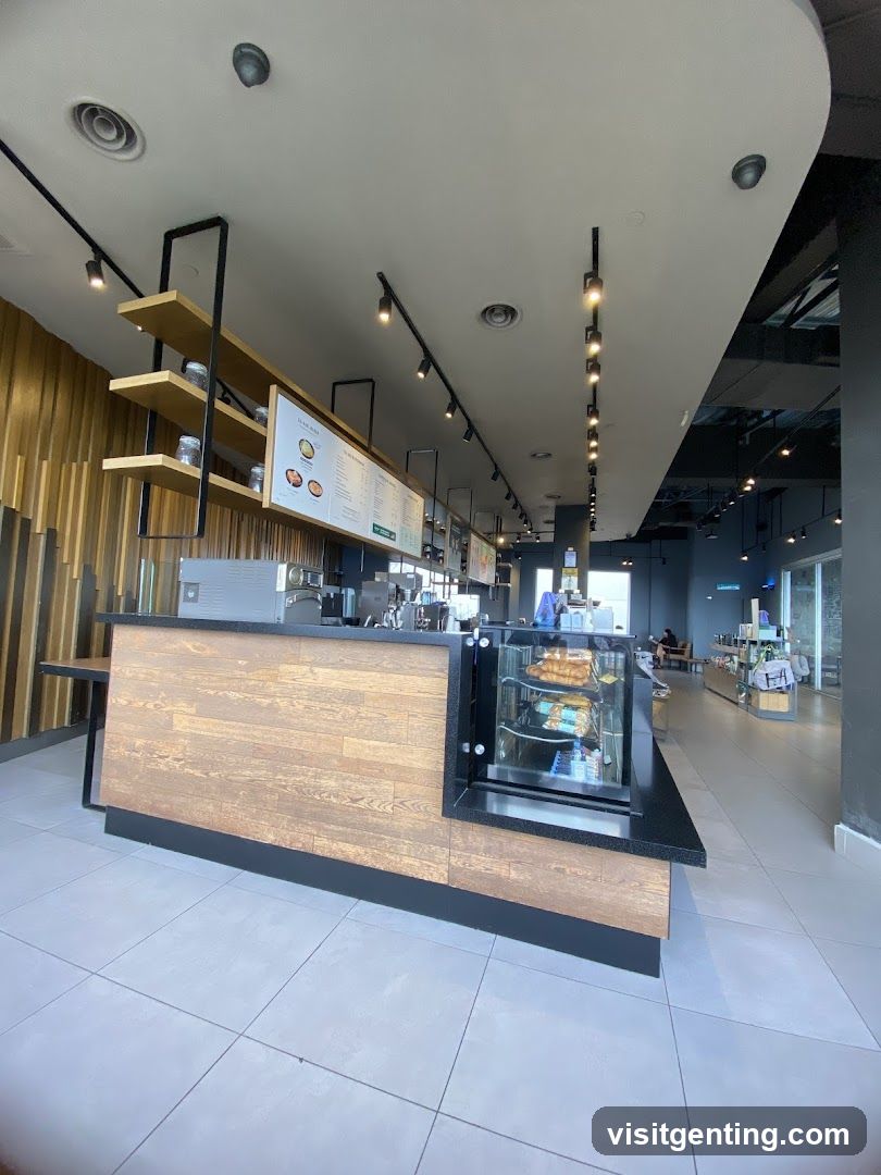 Cafe Counter with Menu