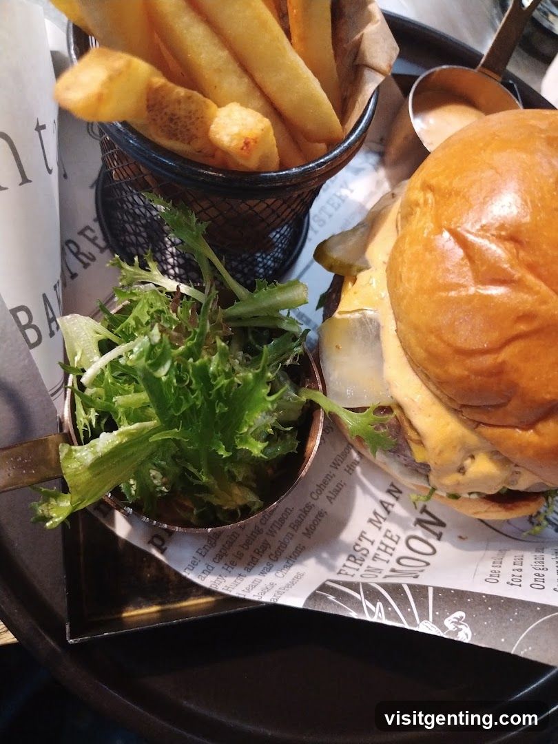 Burger and Fries