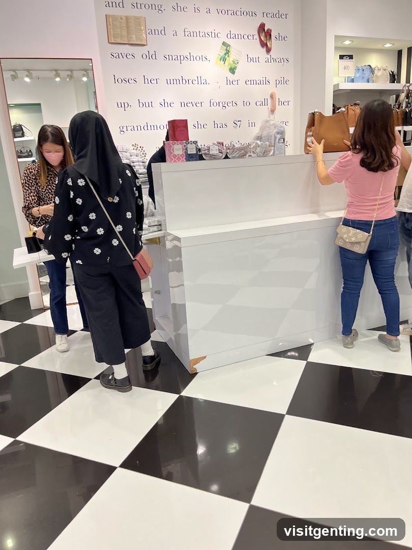 Store Interior with Customers