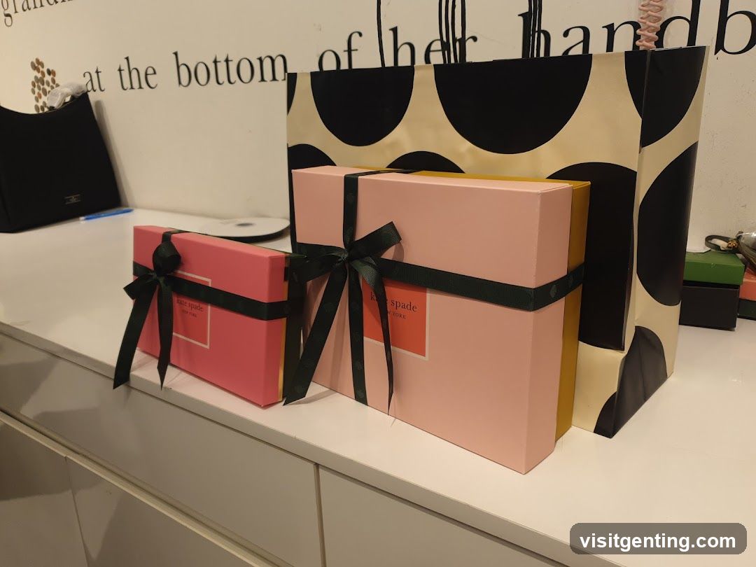 Kate Spade Gift Boxes and Shopping Bag