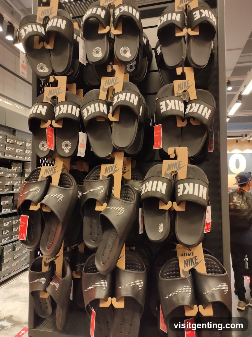 Nike Slides Display