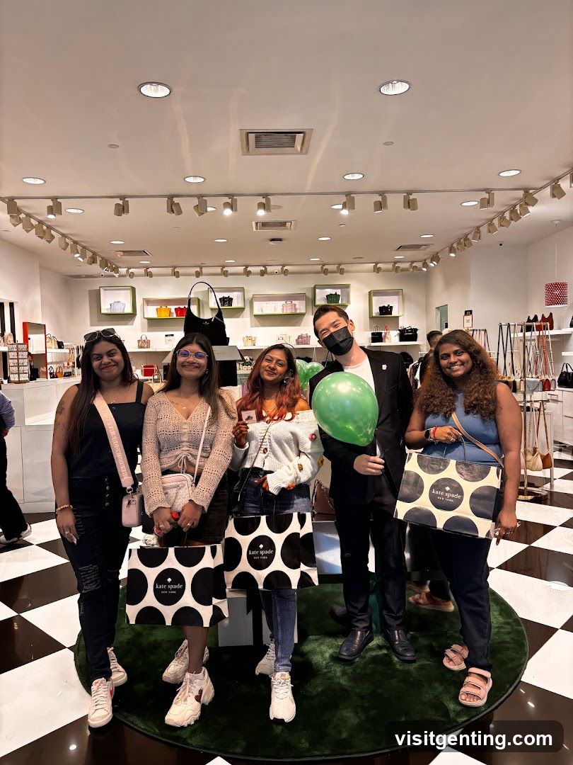 Group Posing in a Store