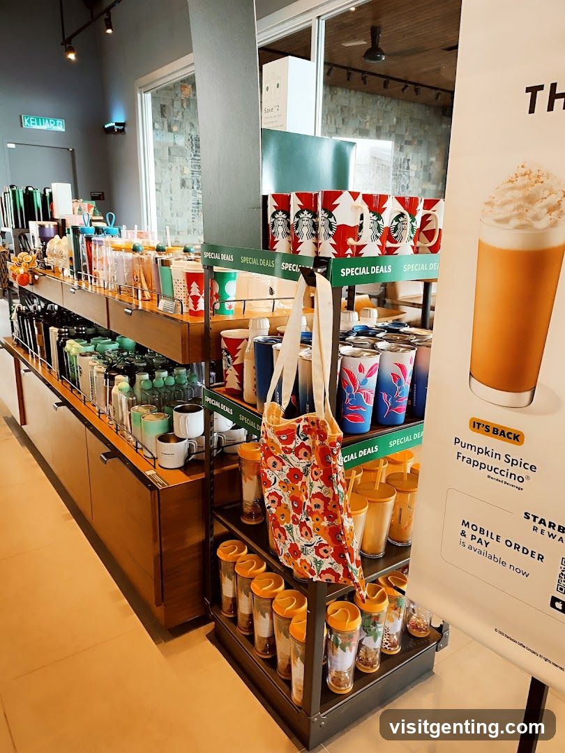 Starbucks Merchandise Display