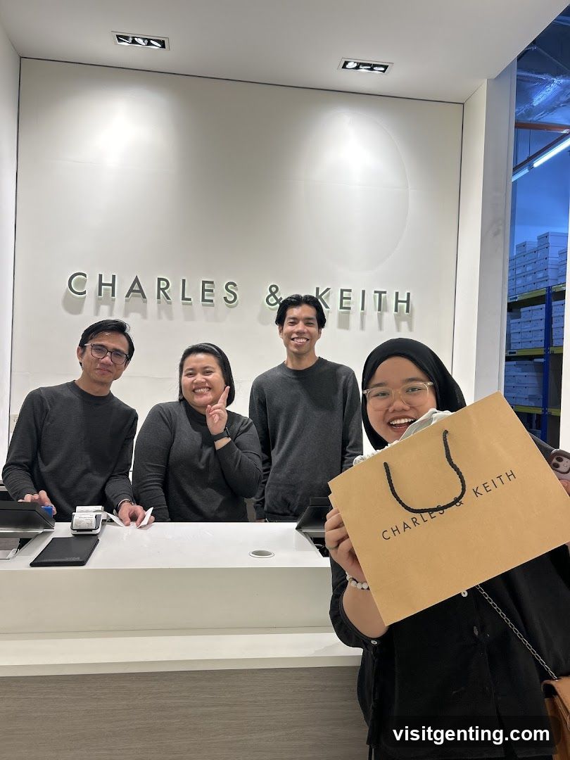 Happy Shopper with Charles & Keith Bag
