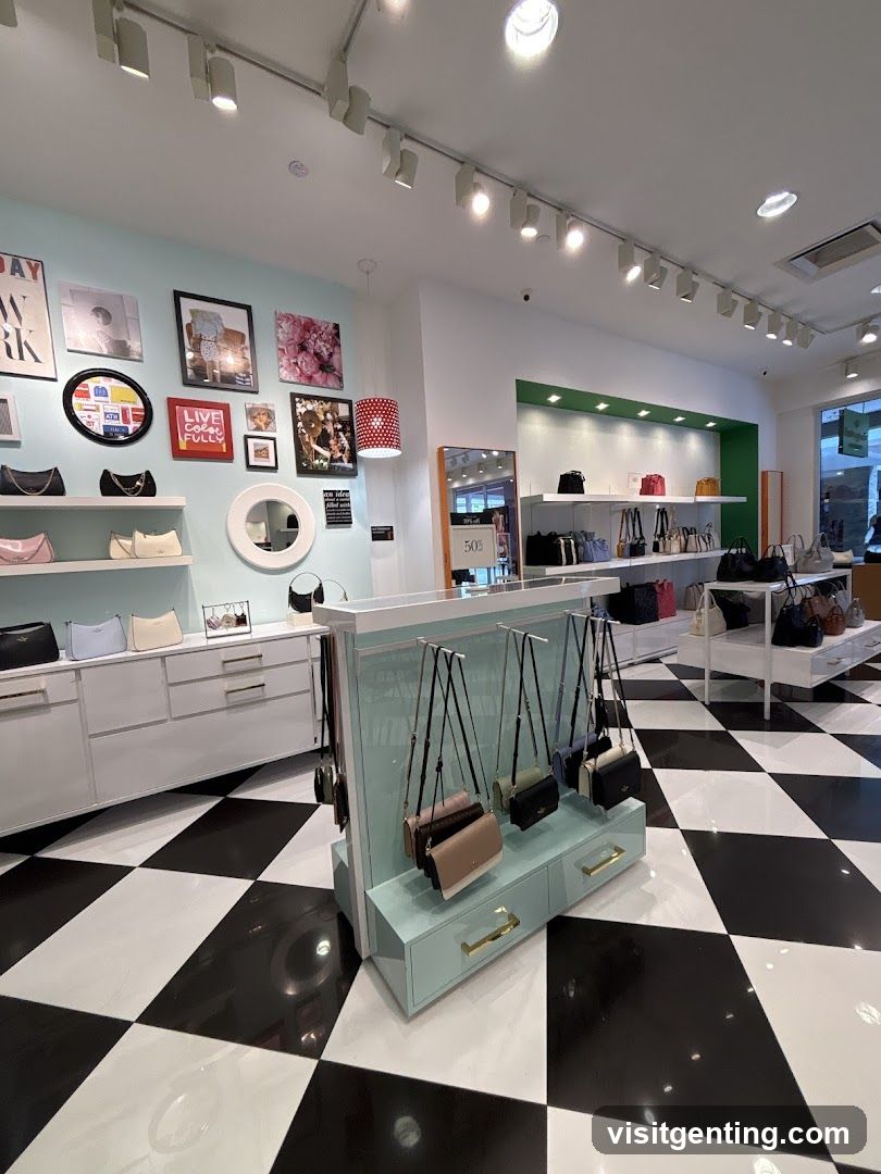 Store Interior with Handbags