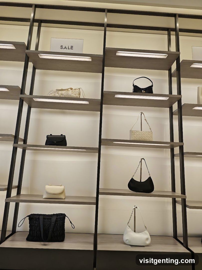 Handbags on Display