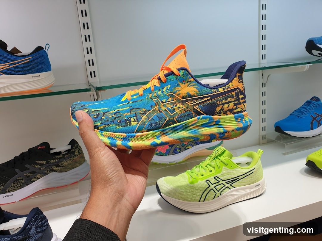 Colorful Running Shoes on Display