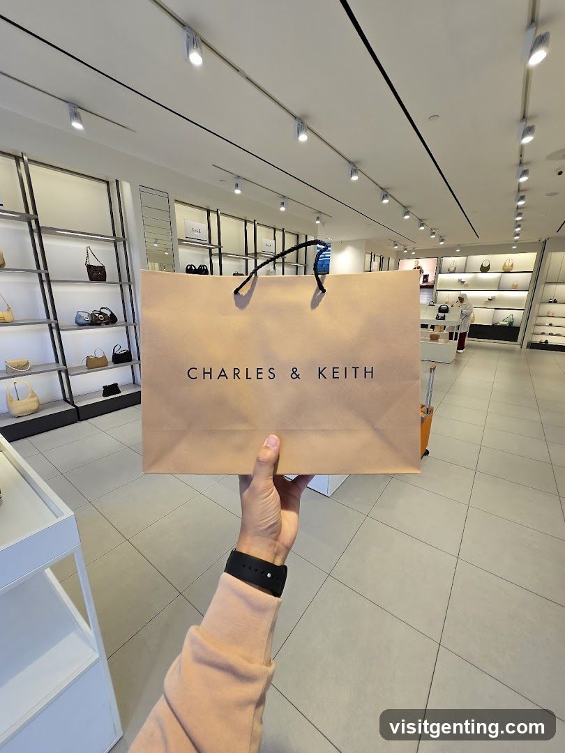 Charles & Keith Shopping Bag
