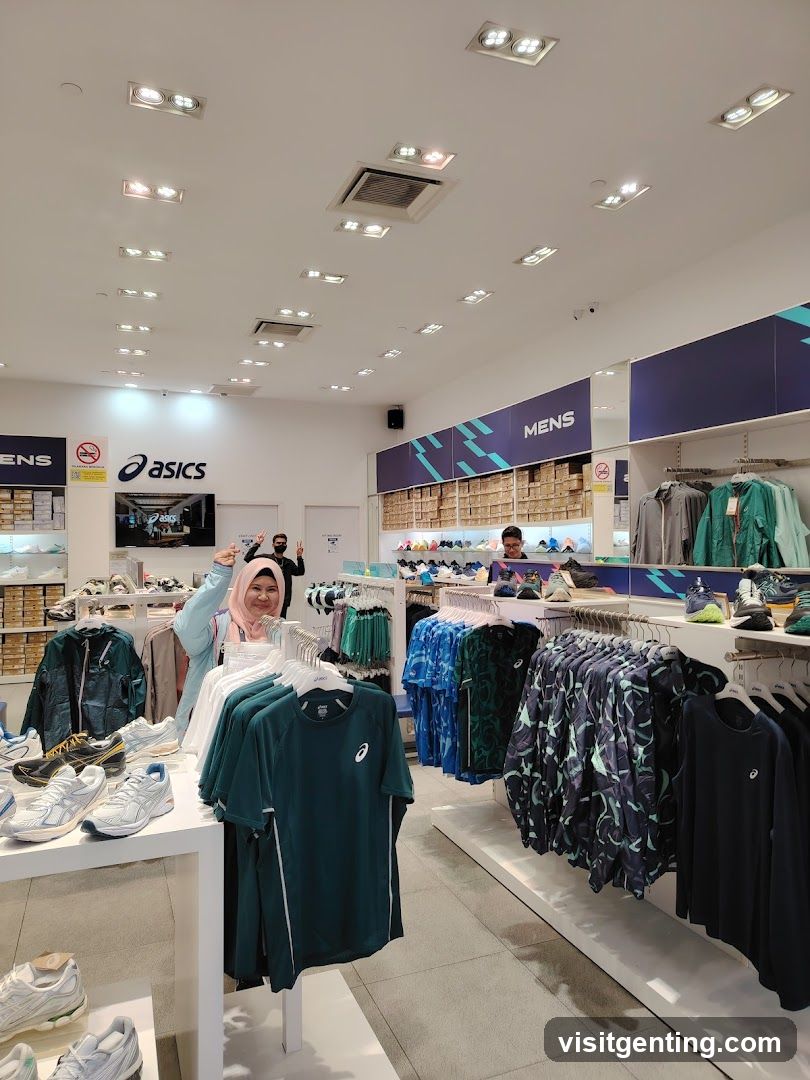 Asics Store Interior
