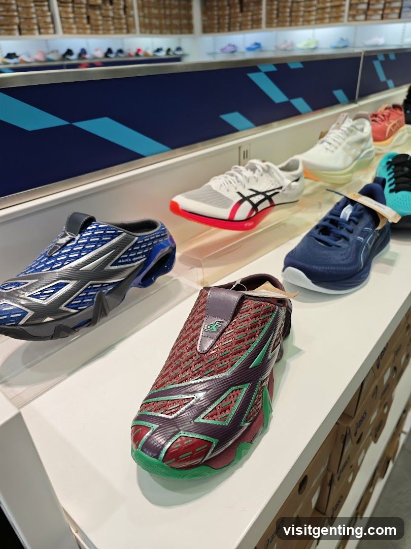 Athletic Shoes Display
