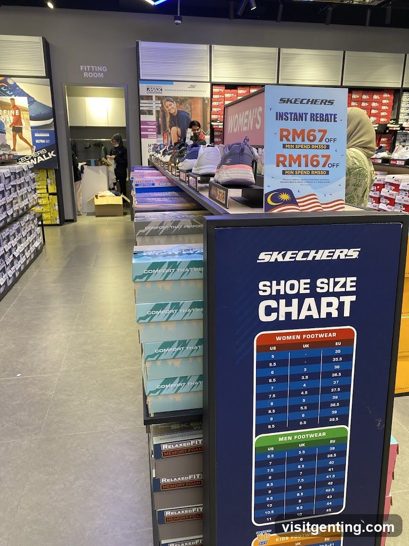 Skechers Shoe Store Display