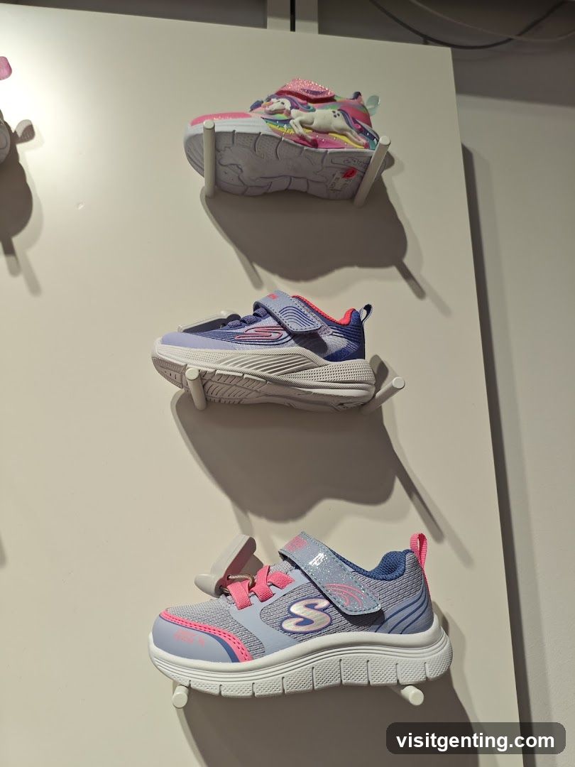 Children's Shoes Display