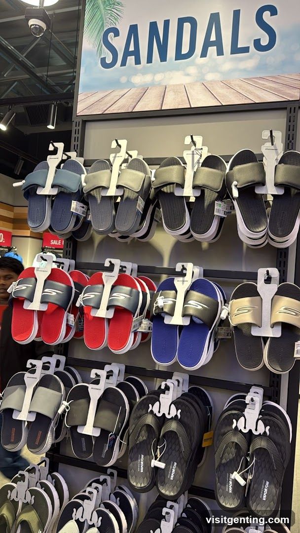Sandals Display