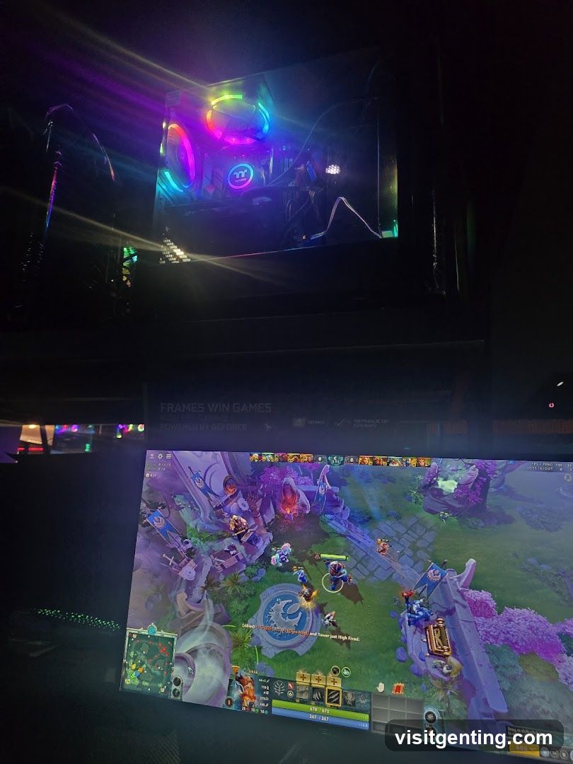 Gaming PC and Monitor