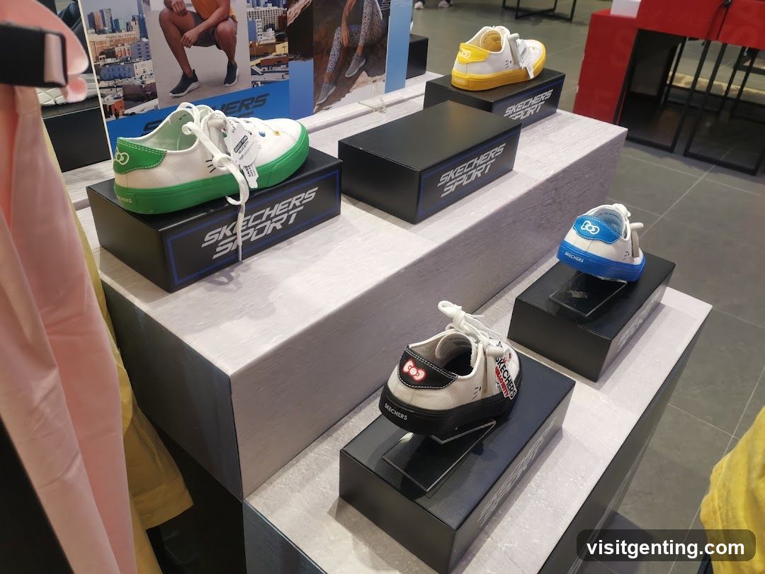 Skechers Sport Shoes Display