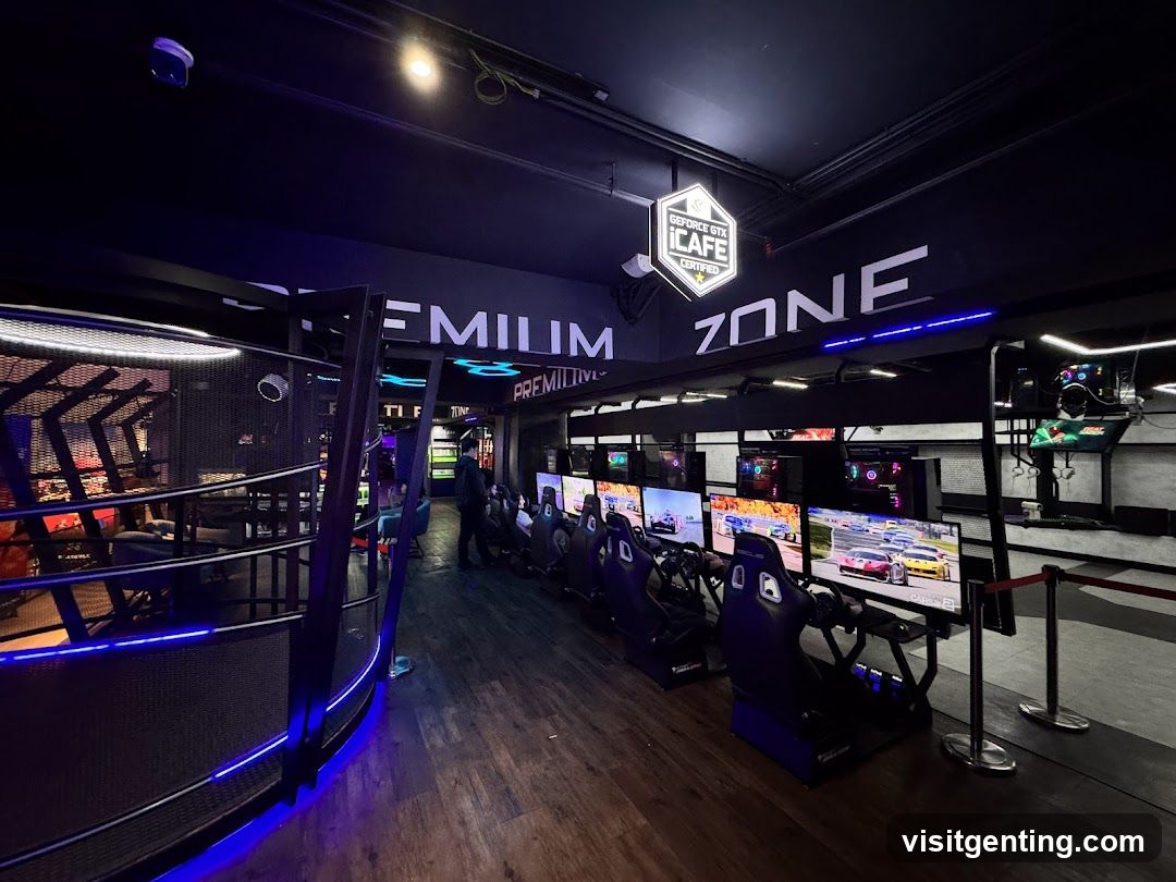 Gaming Cafe Interior