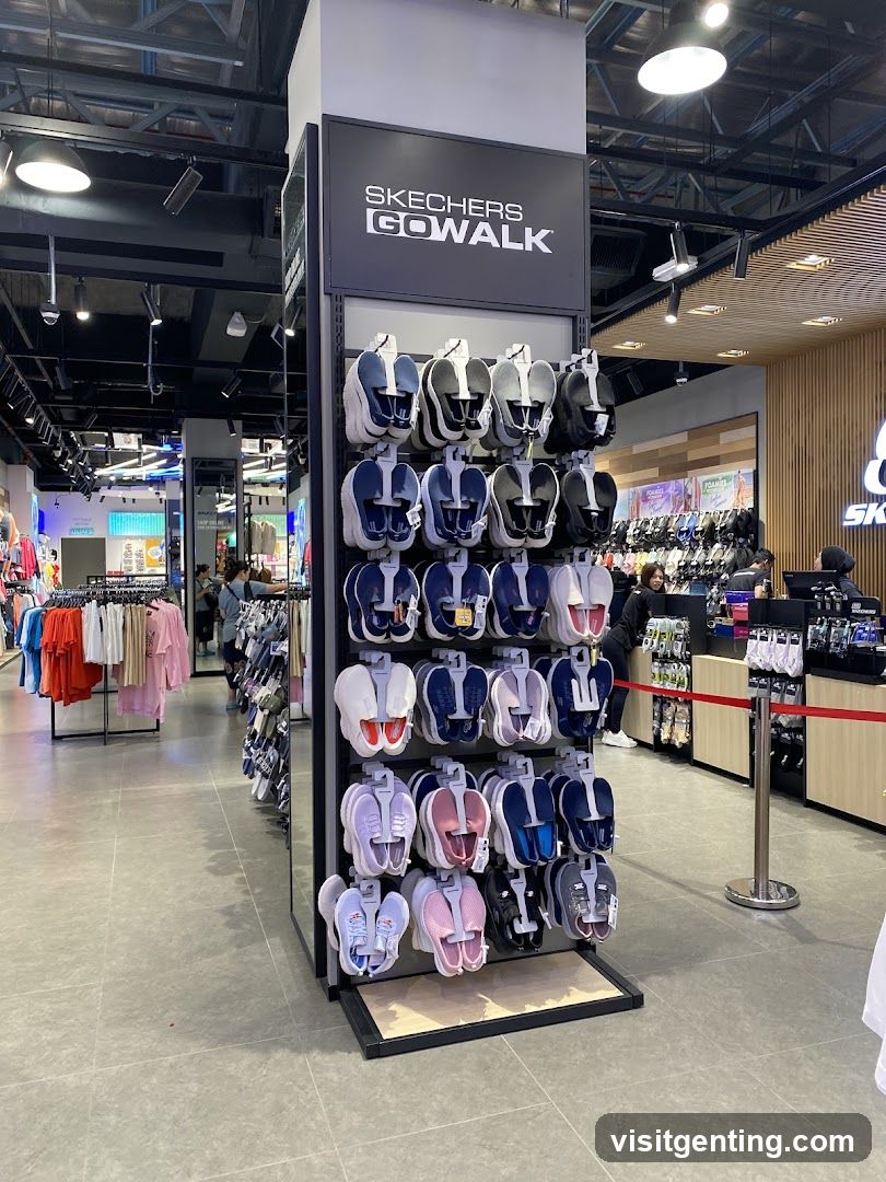 Skechers Go Walk Display