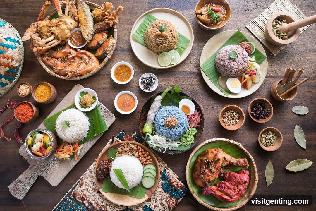 Assortment of Malaysian Dishes