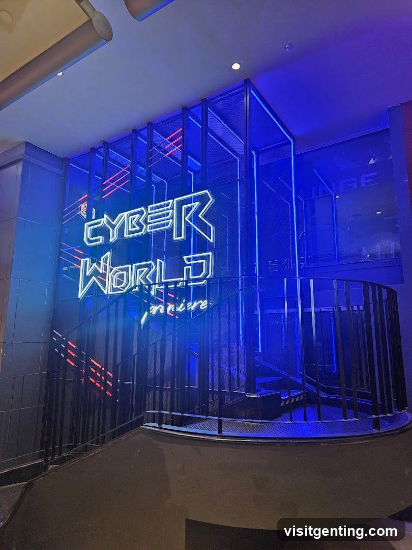 Cyber World Neon Signage