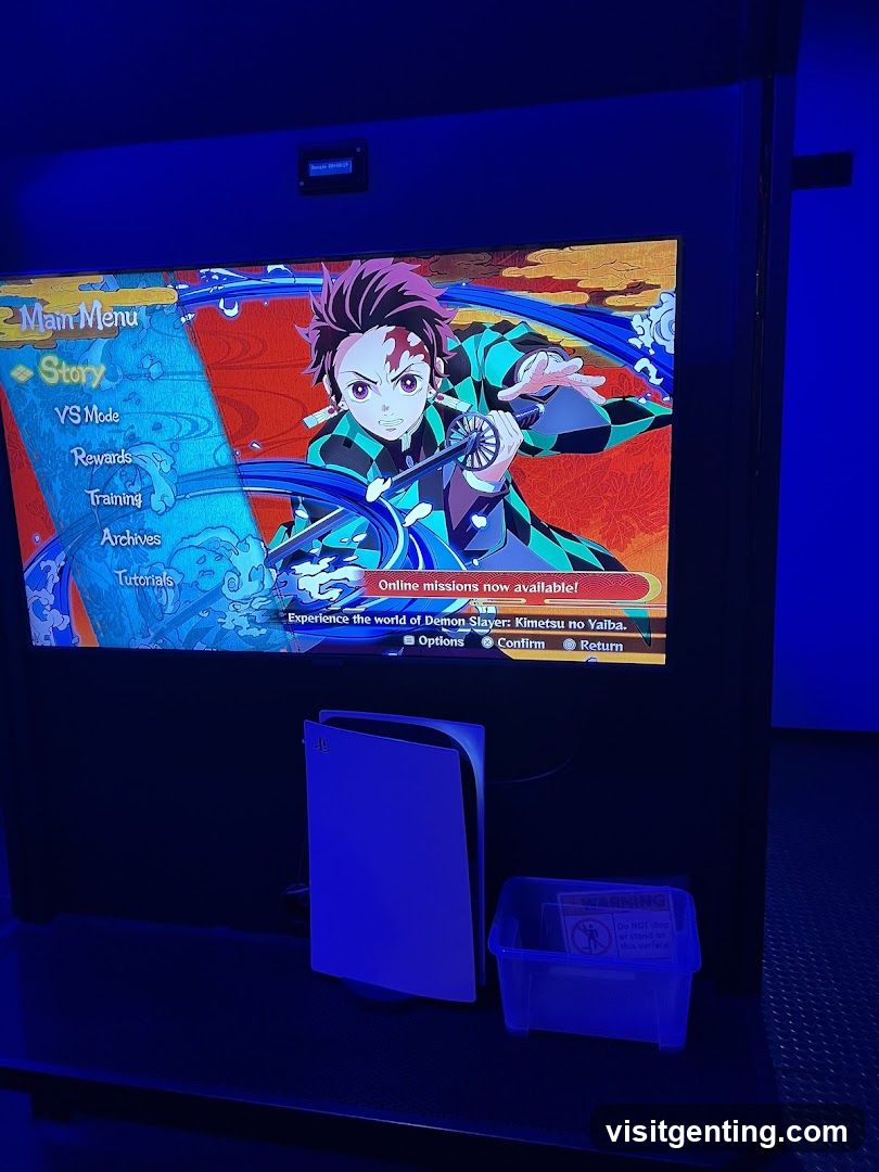 Demon Slayer Game Menu