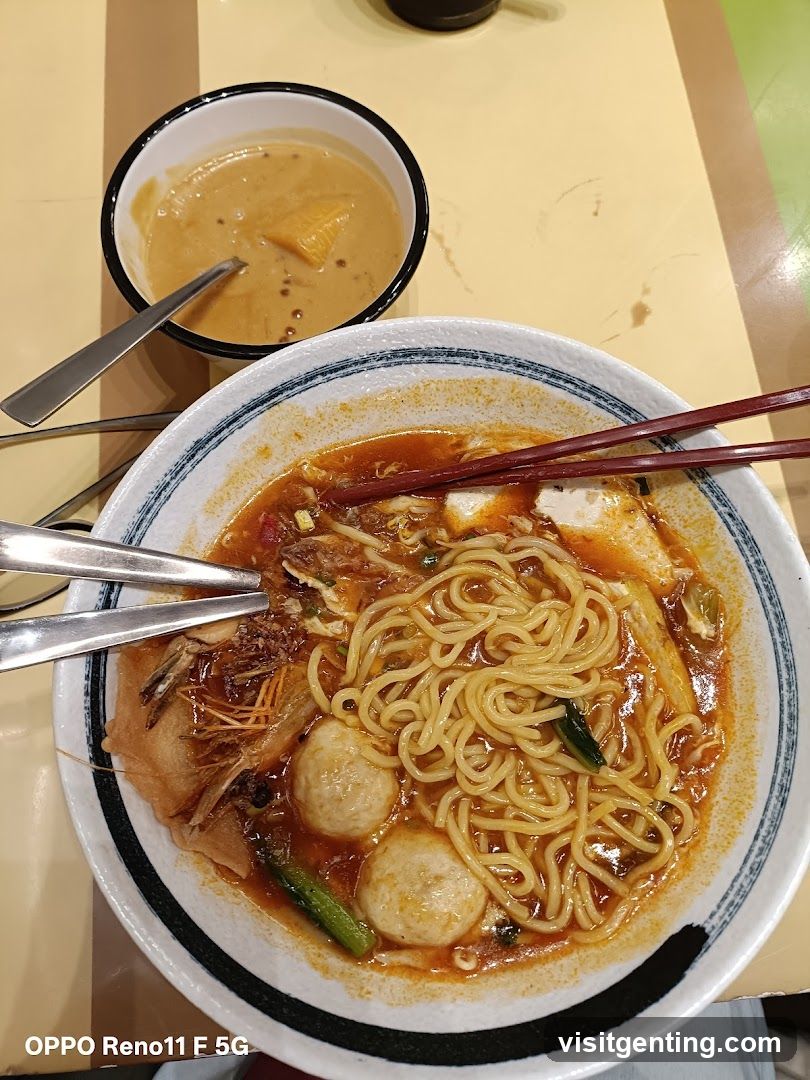 Noodle Soup and Side Dish
