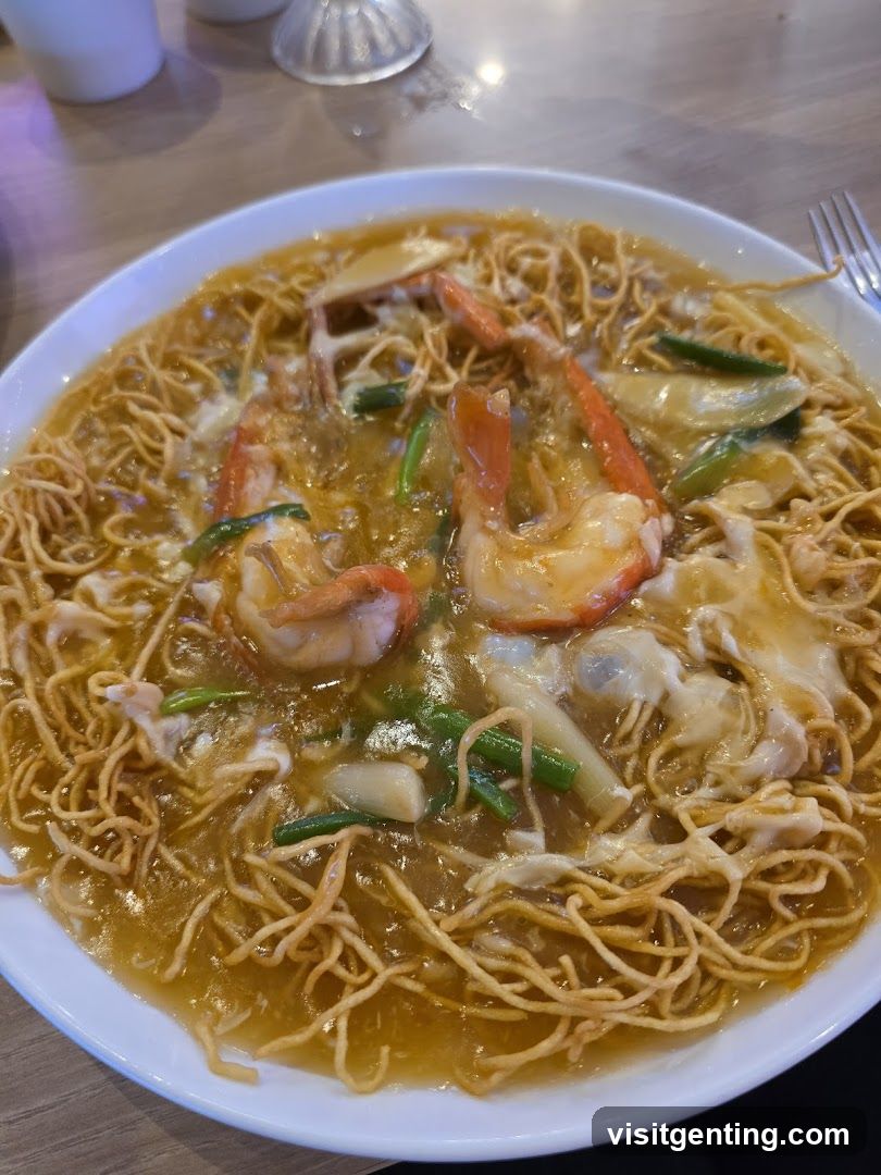 Crispy Noodles with Shrimp