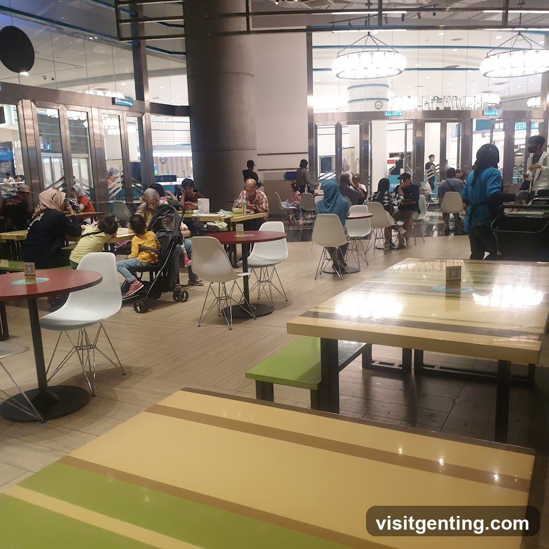 Food Court Seating Area
