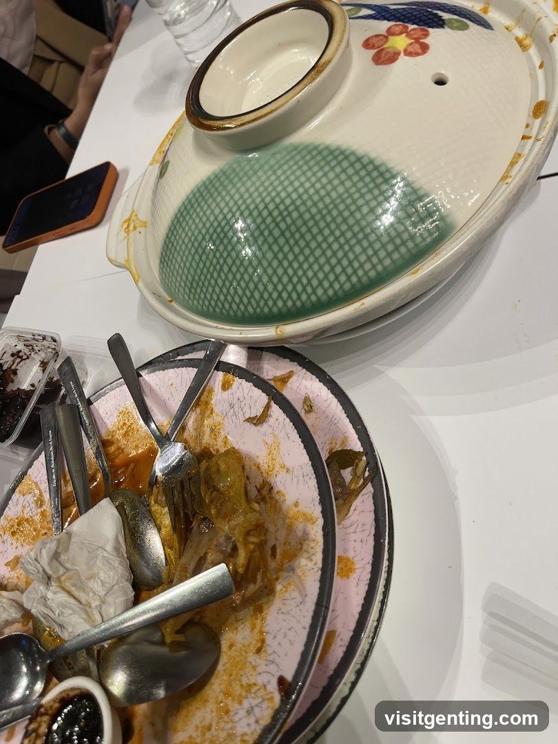 Dirty Plates and Pot Lid