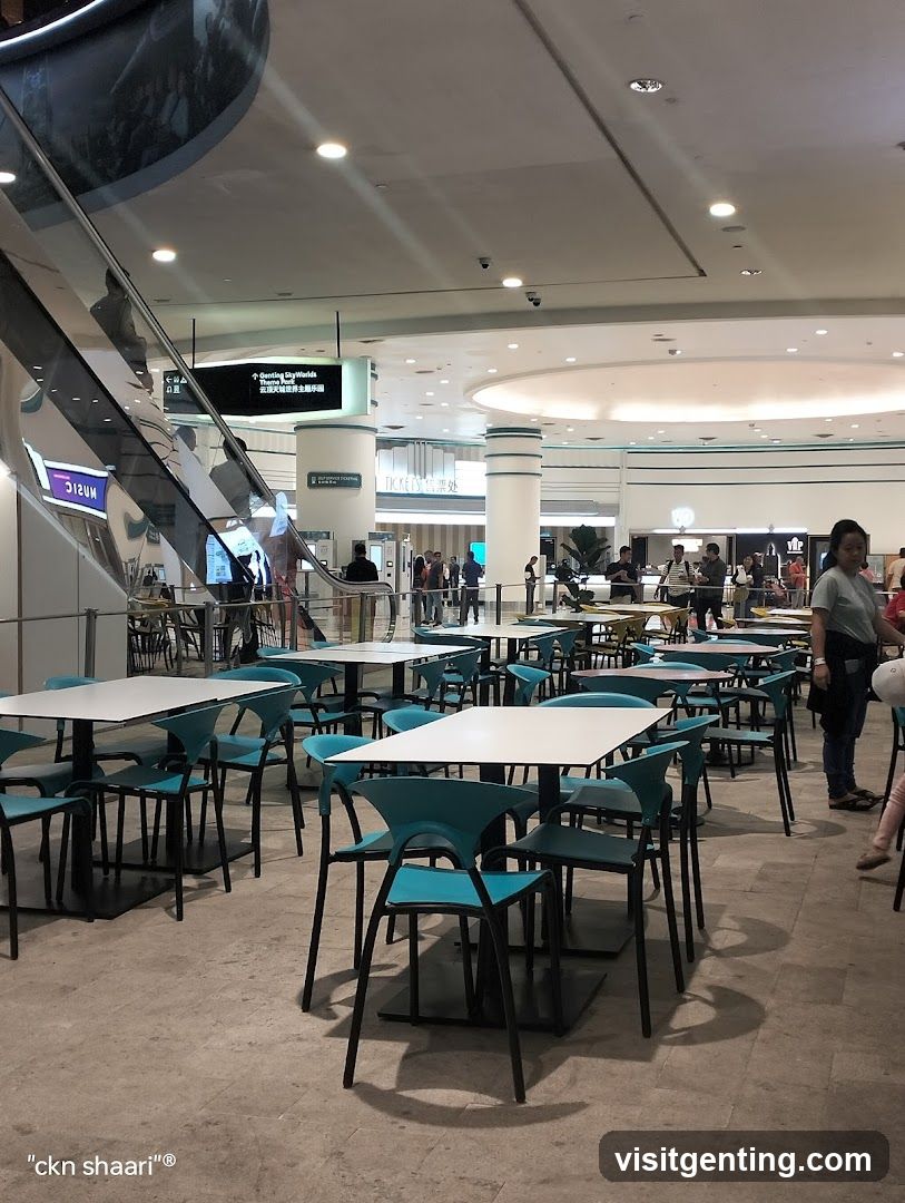Food Court Seating Area