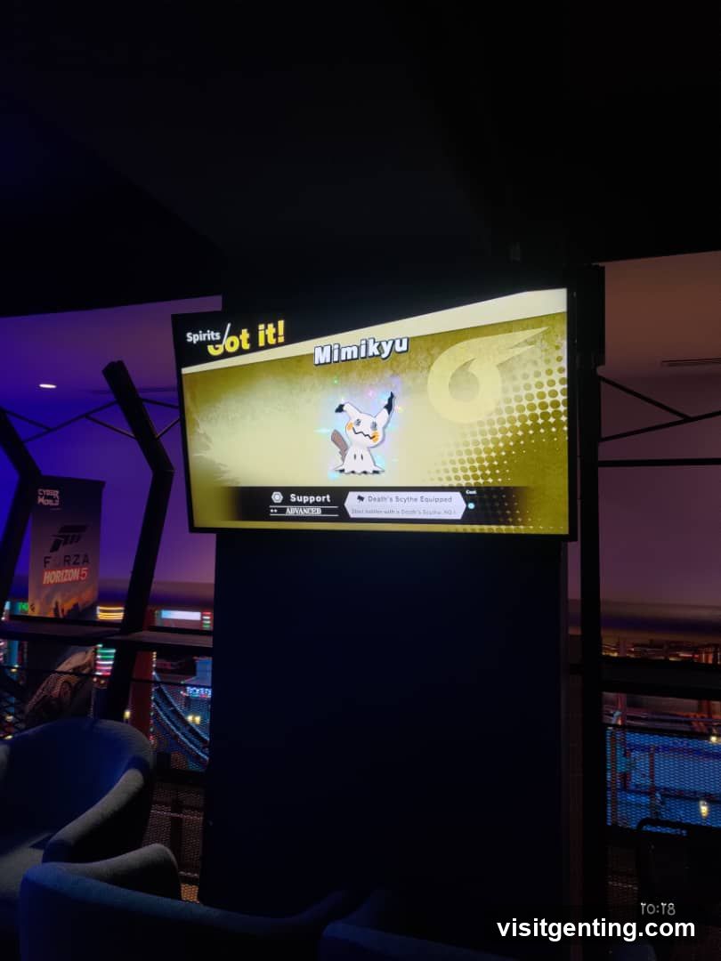 Video Game Screen Displaying Mimikyu