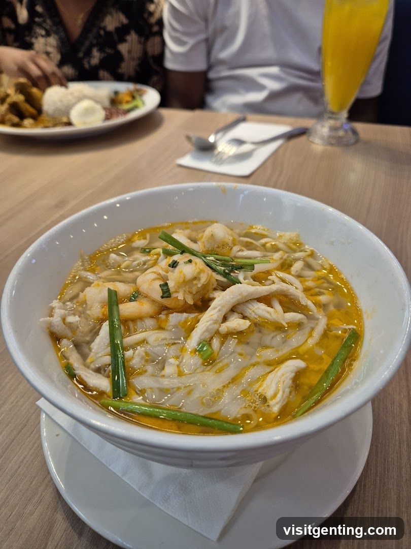 Noodle Soup with Chicken and Shrimp